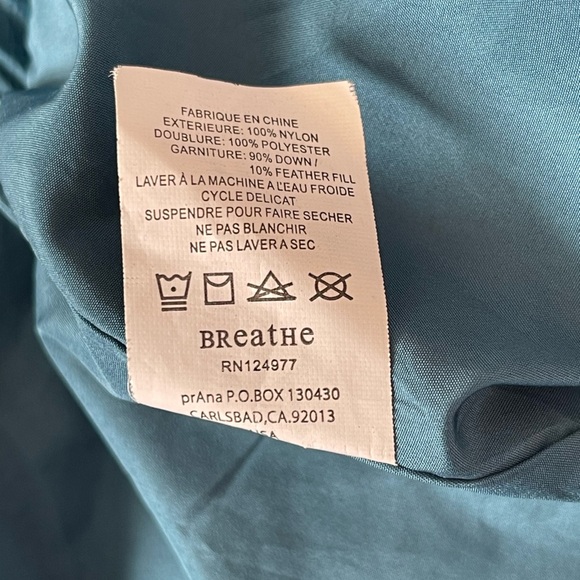 Prana Devan down fill quilted jacket - Picture 9 of 9